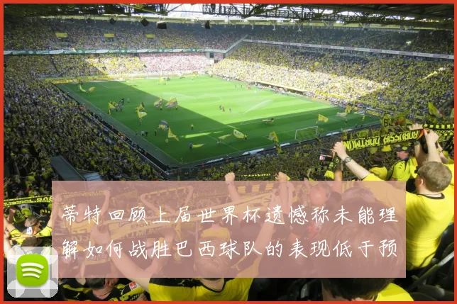 蒂特回顾上届世界杯遗憾称未能理解如何战胜巴西球队的表现低于预期